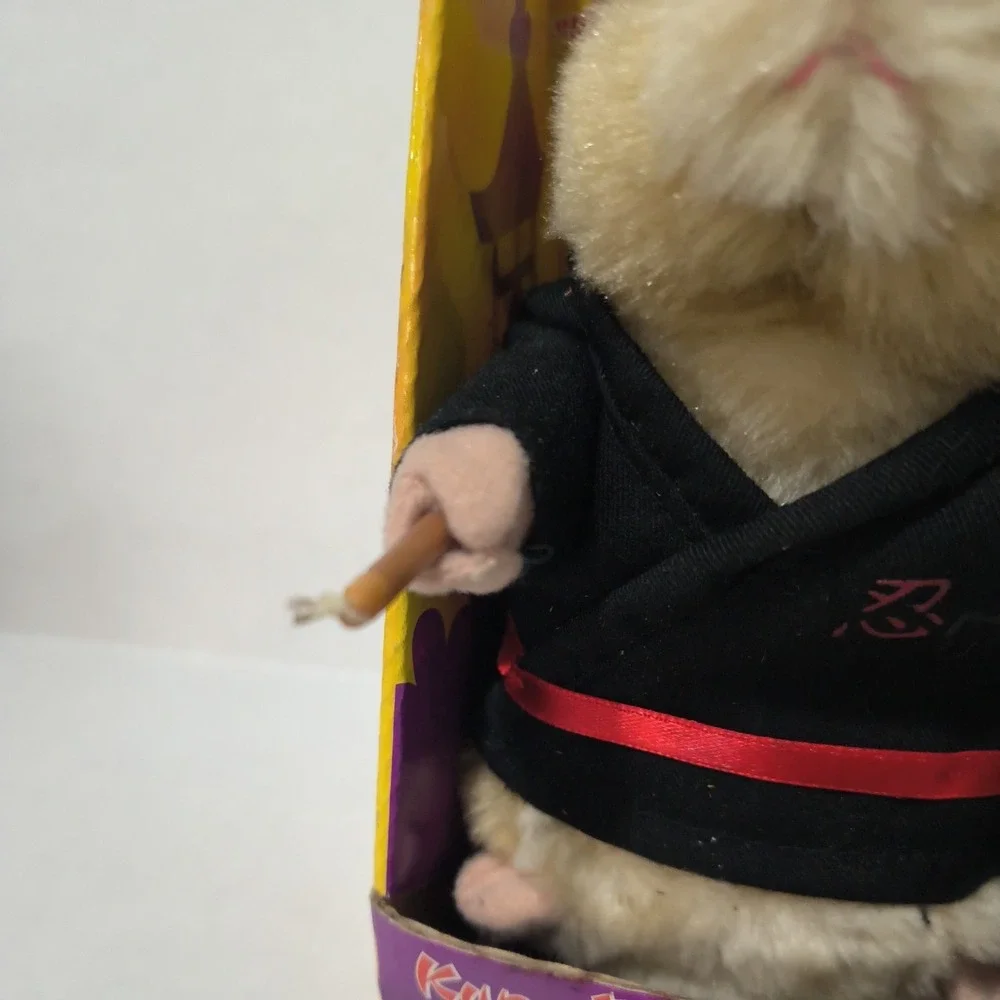 Gemmy 2001 Kung Fu Karate Hamster Martial Arts In Original Box SEE NOTES